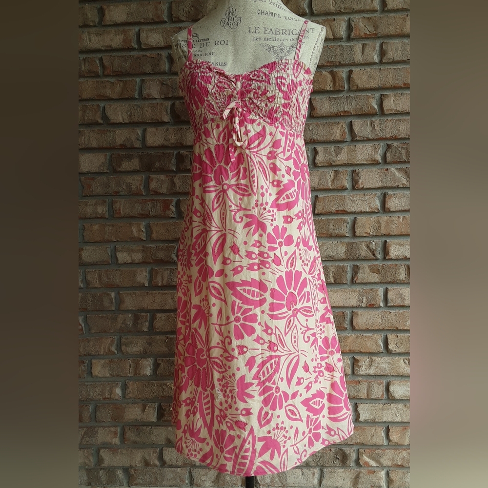 Free People Sweet Nothings NWT Floral Print Midi Dress Size Large.